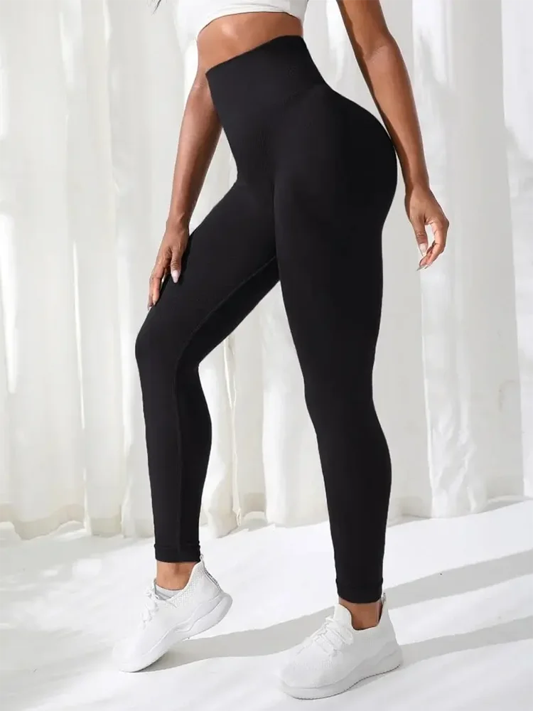 Saviig Tummy Control Impact Leggings for Women: Fitness Sports Workout Tights