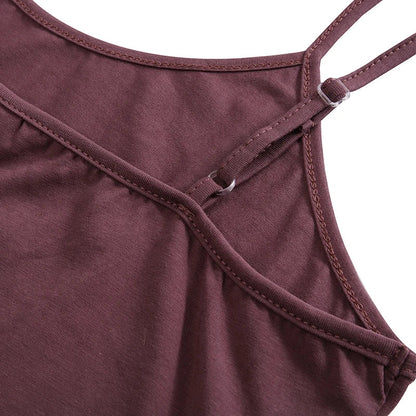 Saviig Women's Cotton Tank Top Adjustable Strapless Slim Camis