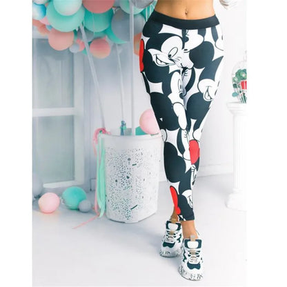Saviig Cartoon Yoga Leggings for Women