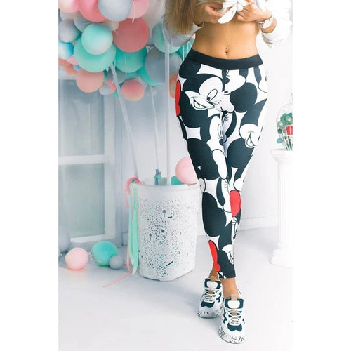 Saviig Cartoon Yoga Leggings for Women