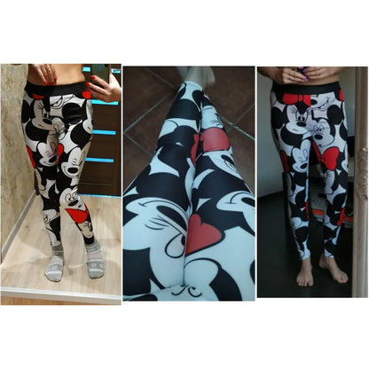 Saviig Cartoon Yoga Leggings for Women