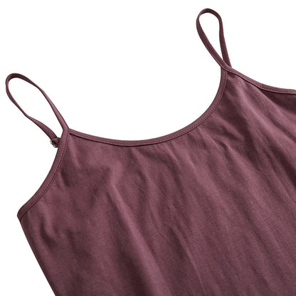 Saviig Women's Cotton Tank Top Adjustable Strapless Slim Camis
