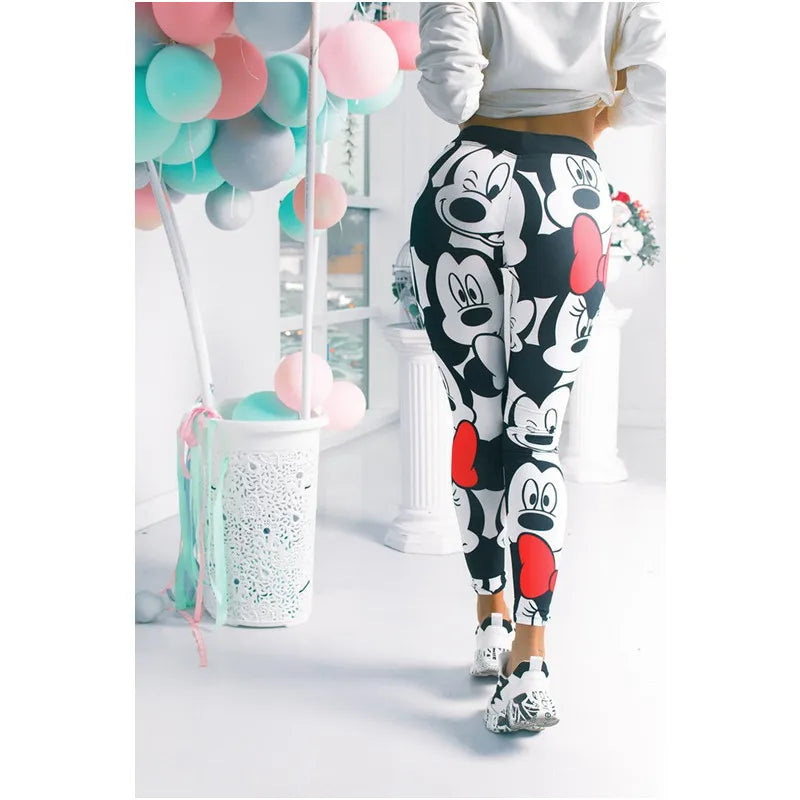 Saviig Cartoon Yoga Leggings for Women