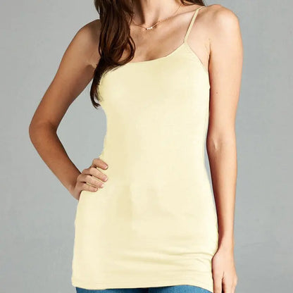Saviig Women's Cotton Tank Top Adjustable Strapless Slim Camis