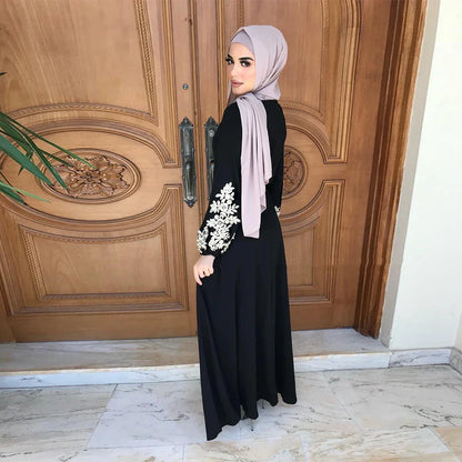 Saviig Ramadan Kaftan Abaya Dress for Muslim Women - Eid Mubarak Fashion