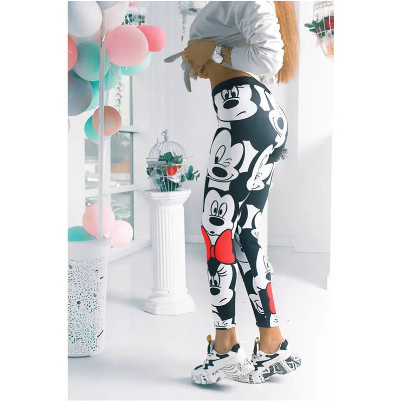 Saviig Cartoon Yoga Leggings for Women