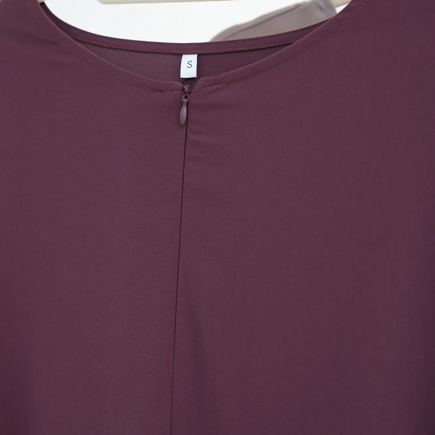 Saviig Casual Abaya Dress: Wide Sleeves, Zipper Front, Modest Muslim Fashion