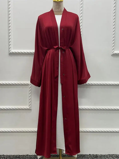 Saviig Ramadan Eid Abaya Kaftan Dress for Muslim Women