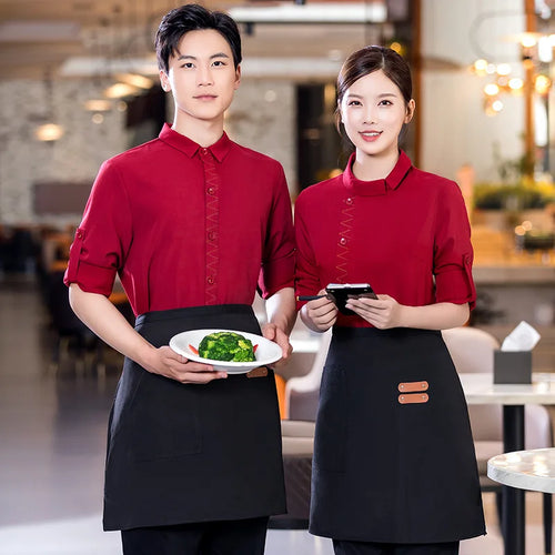 Saviig Chinese Style Hot Pot Restaurant Waiter Uniform