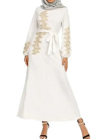 Saviig Ramadan Kaftan Abaya Dress for Muslim Women - Eid Mubarak Fashion