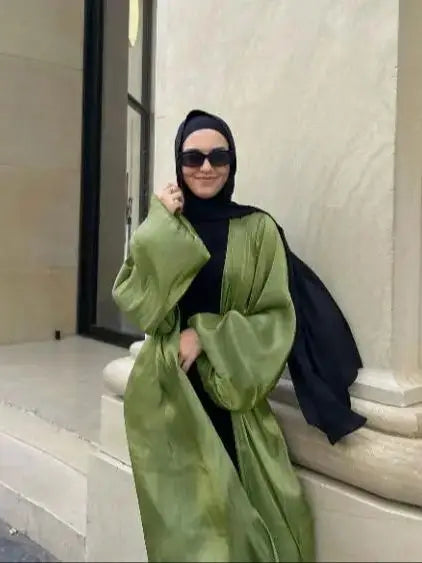 Saviig Ramadan Kimono Abaya Caftan for Women - Elegant African Dress Dubai Style