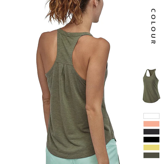 Saviig Women's Yoga Crop Top, Sleeveless, Quick Dry, Breathable, Slim Fit, Gym Tank Top.