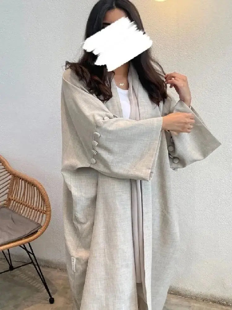Saviig Ramadan Modest Kebaya Kimono Abaya African Kaftan Long Dress