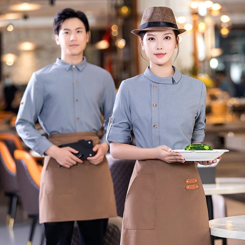 Saviig Chinese Style Hot Pot Restaurant Waiter Uniform