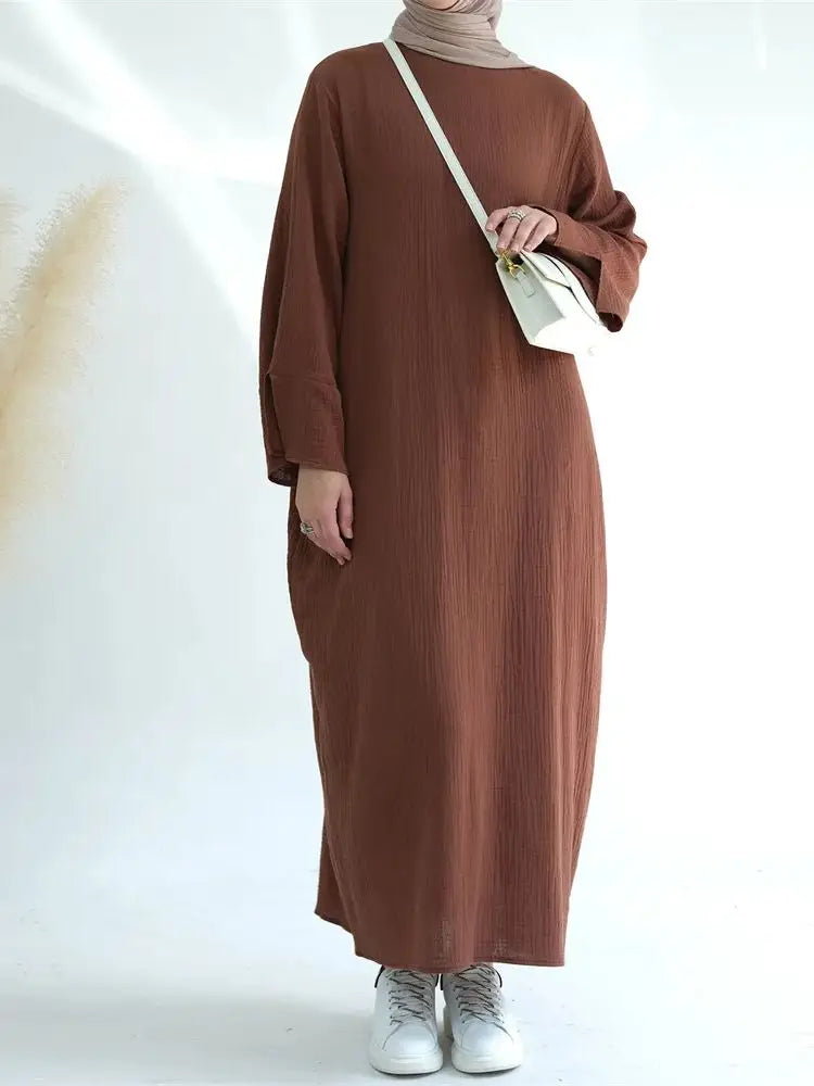 Saviig Ramadan Abaya Niqab Modest Dress for Women