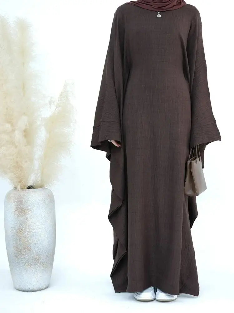 Saviig Ramadan Plus Size Kimar Kebaya Abaya Muslim Modest Dress for Women