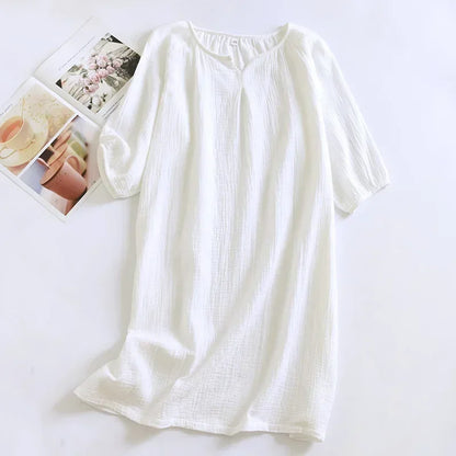 Saviig Cotton Crepe Sleeping Skirt for Women - Colorful and Comfortable
