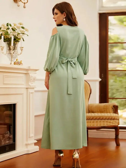 Saviig Ramadan Eid Kaftan Abaya Luxury Dress for Women Muslim Fashion