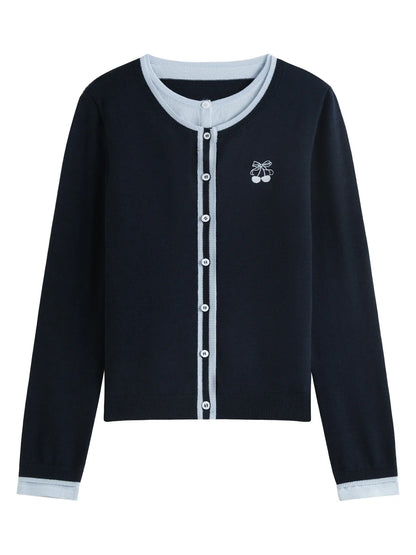 Saviig Wool Knit Cardigan: Elegant & Warm Top for 2025 Spring