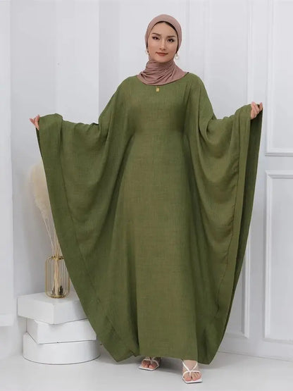 Saviig Ramadan Plus Size Kimar Kebaya Abaya Muslim Modest Dress for Women