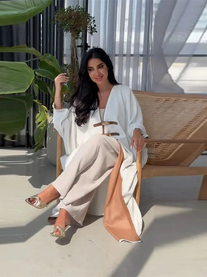 Saviig Ramadan Kimono Abaya for Women - Elegant Modest Islamic Fashion