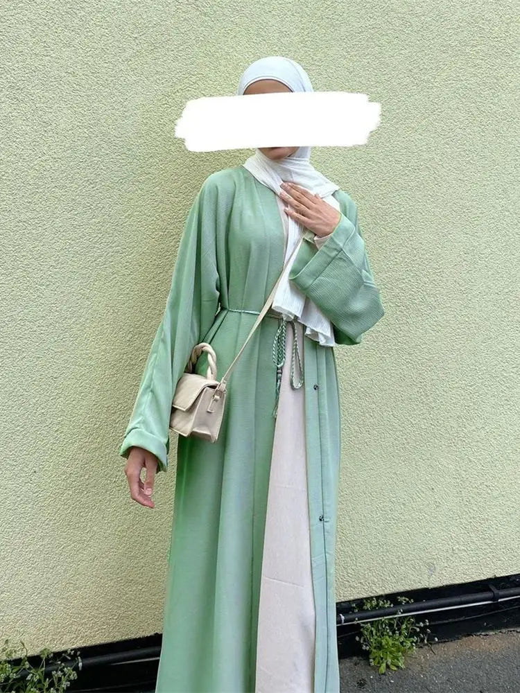 Saviig Ramadan Eid Abaya Kaftan Dress for Muslim Women