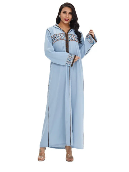 Saviig Hooded Abaya | Elegant Ramadan Turkey Dress for Women