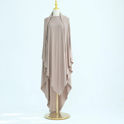 Stretchy Khimar Hijab by Saviig - Modest Islamic Headcover for Muslim Women
