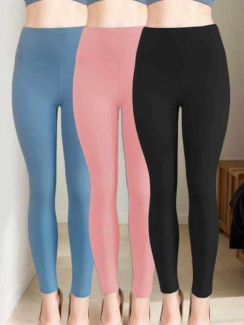 Saviig Tummy Control Impact Leggings for Women: Fitness Sports Workout Tights