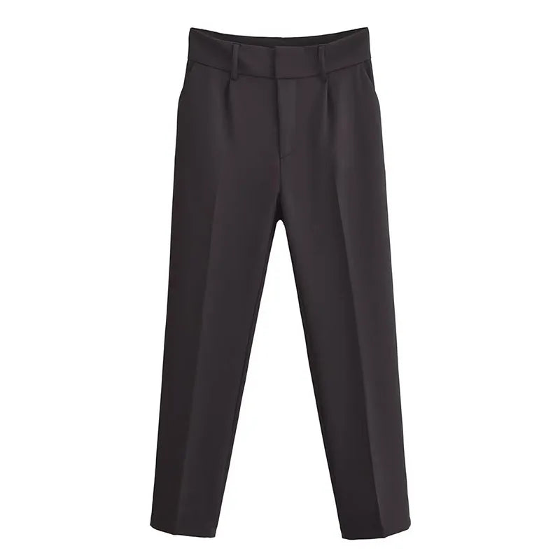 Saviig High Waist Slimming Suit Pants for Women