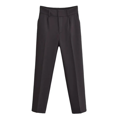 Saviig High Waist Slimming Suit Pants for Women