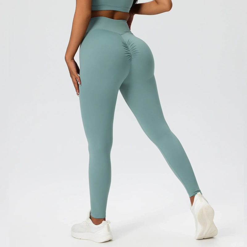 Saviig High Waist Yoga Leggings for Women - Push Up Slim Pants