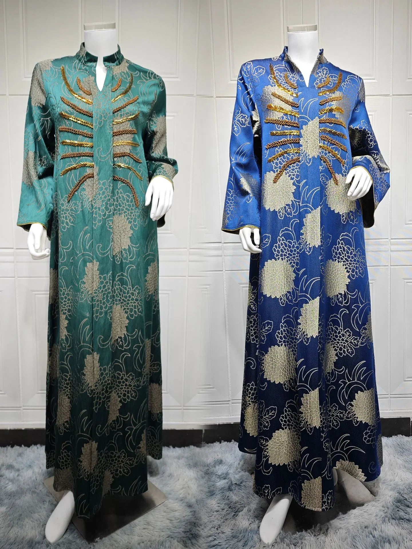 Saviig Ramadan Jalabiya: Luxury Muslim Women Abaya Dress