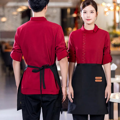 Saviig Chinese Style Hot Pot Restaurant Waiter Uniform