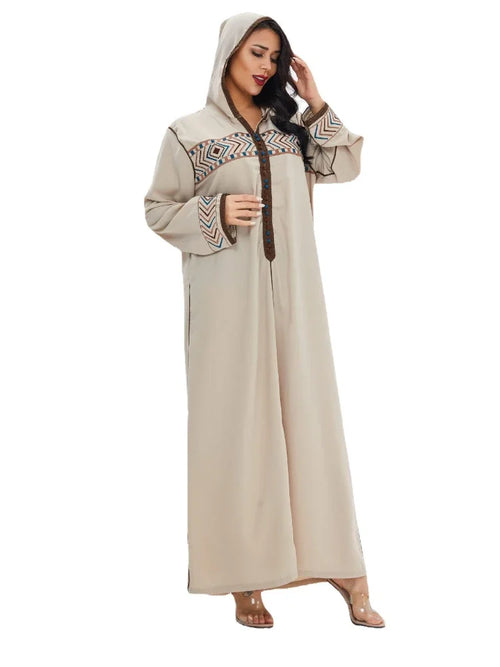 Saviig Hooded Abaya | Elegant Ramadan Turkey Dress for Women