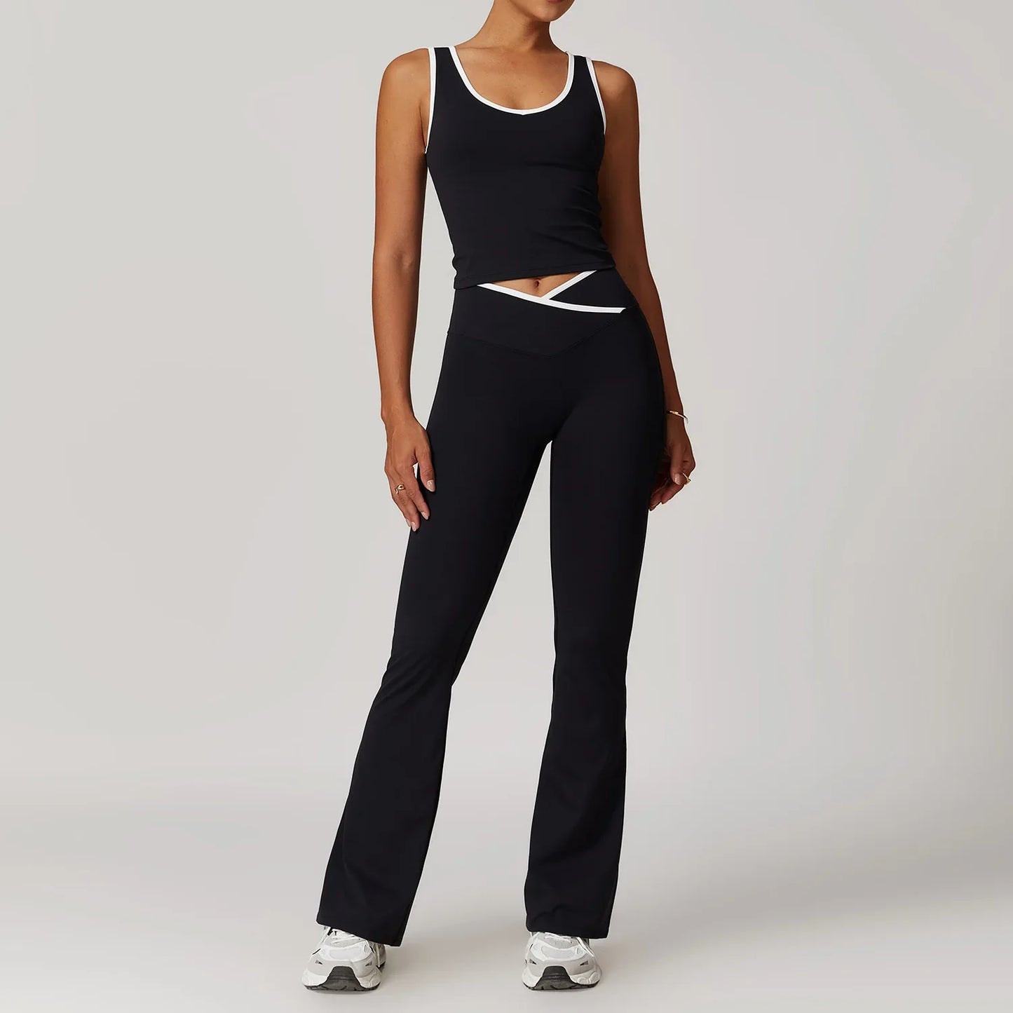 Saviig Yoga Set: High Waist Leggings & Sports Bra, Fitness Sportswear & Athletic Wear