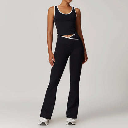 Saviig Yoga Set: High Waist Leggings & Sports Bra, Fitness Sportswear & Athletic Wear
