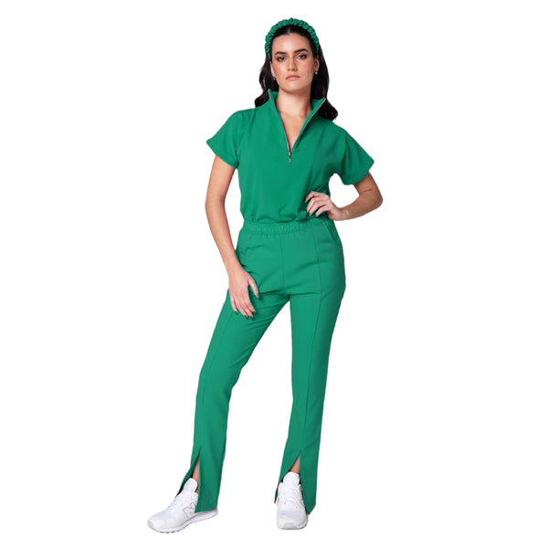 Saviig Quick-Dry Stretch Women's Scrub Set for Hospital Cosmetology - High Quality
