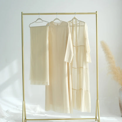 Saviig Chiffon Abaya Set for Modest Islamic Evening Parties