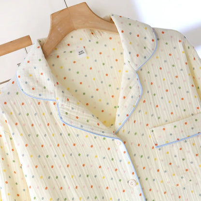 Saviig Cotton Crepe Women's Pajama Set - Spring Collection