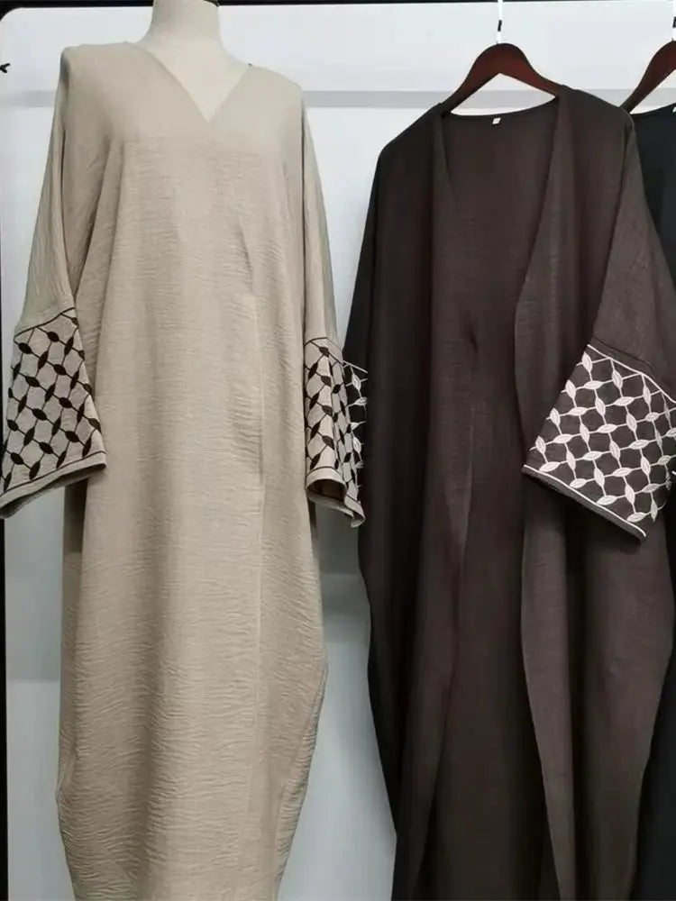 Saviig Eid Abaya Dubai Kaftan Modest Dress Open Kimono Abayas Women Islam