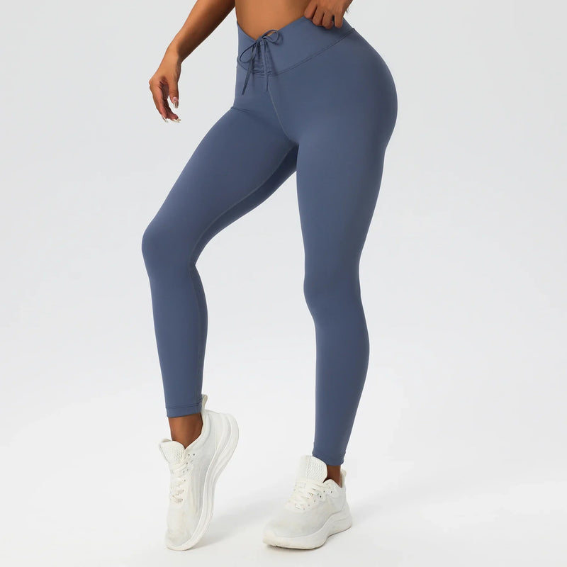 Saviig High Waist Yoga Leggings for Women - Push Up Slim Pants
