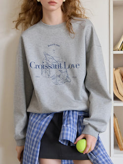 Saviig Grey Hoodless Round Neck Sweatshirt - 2025 Spring Design