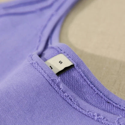 Saviig Backless Cotton Crop Top for Women - Summer 2025 Fashion