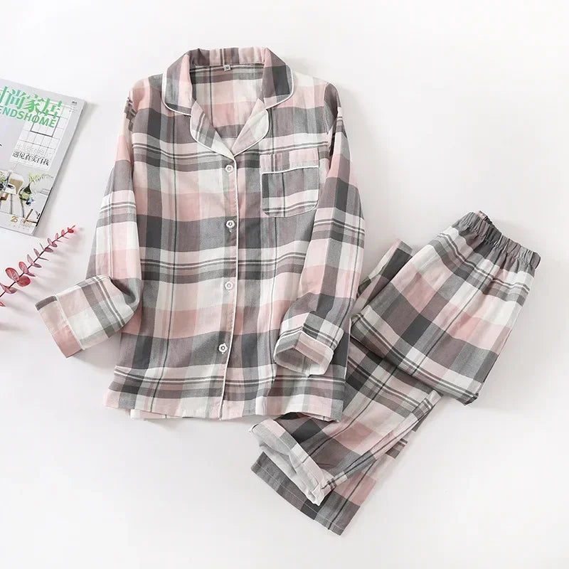 Saviig Maple Leaf Pajama Set - 100% Cotton Sleepwear