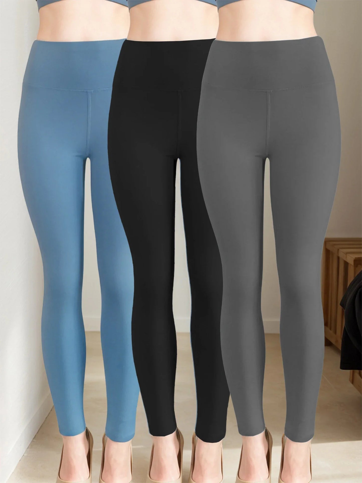 Saviig Tummy Control Impact Leggings for Women: Fitness Sports Workout Tights