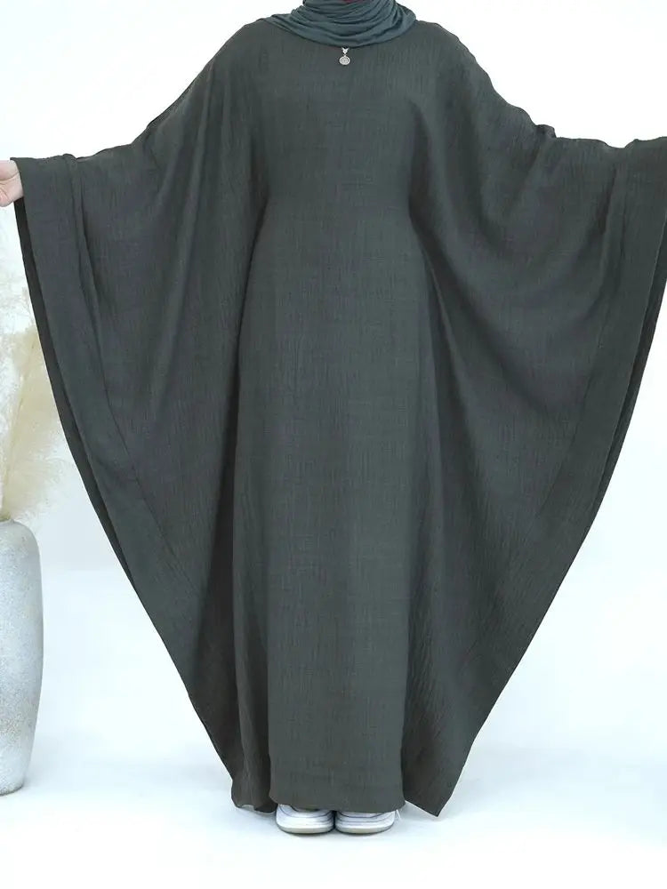Saviig Ramadan Plus Size Kimar Kebaya Abaya Muslim Modest Dress for Women