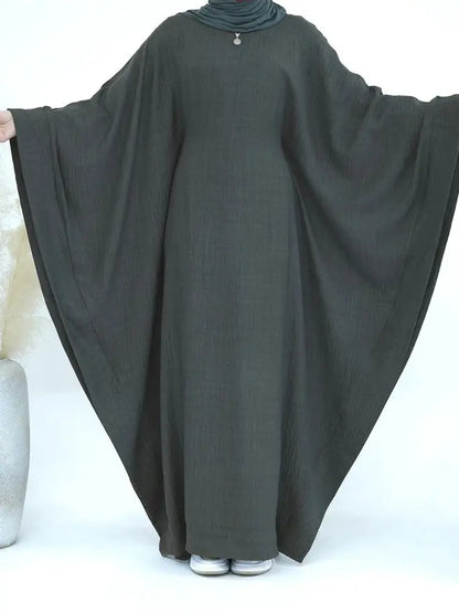 Saviig Ramadan Plus Size Kimar Kebaya Abaya Muslim Modest Dress for Women