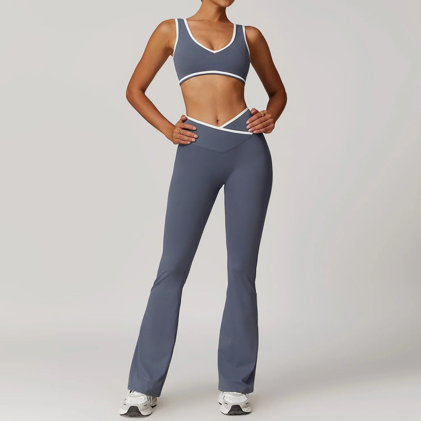 Saviig Yoga Set: High Waist Leggings & Sports Bra, Fitness Sportswear & Athletic Wear
