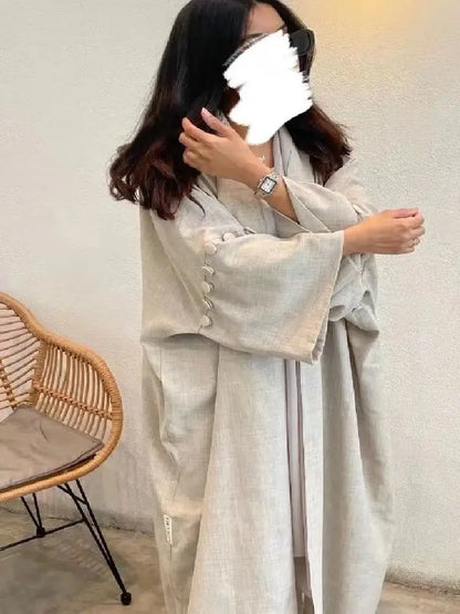 Saviig Ramadan Modest Kebaya Kimono Abaya African Kaftan Long Dress